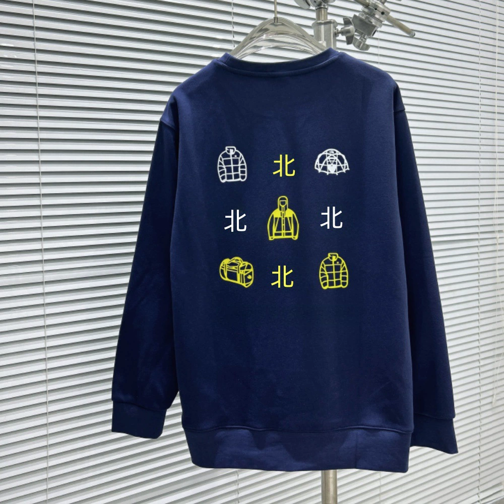 Новые осенне-зимние повседневные толстовки унисекс 2025 года, парные модели, с принтом, свободного кроя, с круглым вырезом, с длинным рукавом
