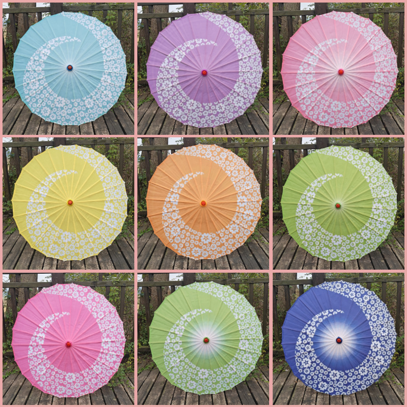 Rotating Trumpet Dance Antique Performance Classical Flower Umbrella Silk Cheongsam Show Props Oil Paper Umbrella Dance Umbrella Rotating Trumpet Dance Antique Performance Classical Flower Umbrella Silk Cheongsam Show Props Oil Paper Umbrella Dance Umbrella