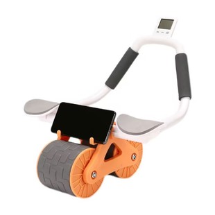 New Elbow Support Abdominal Wheel Roll Abdominal Tinker Home Exercise Artifact Automatic Rebound Roller Fitness Equipment for Men and Women