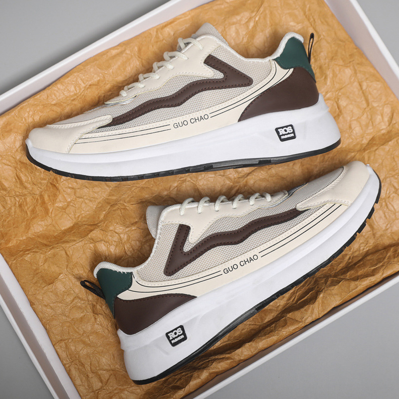 Zapatos deportivos Gump 2026 primavera nuevos zapatos de hombre de malla juvenil para correr zapatos casuales de moda al por mayor transfronterizos