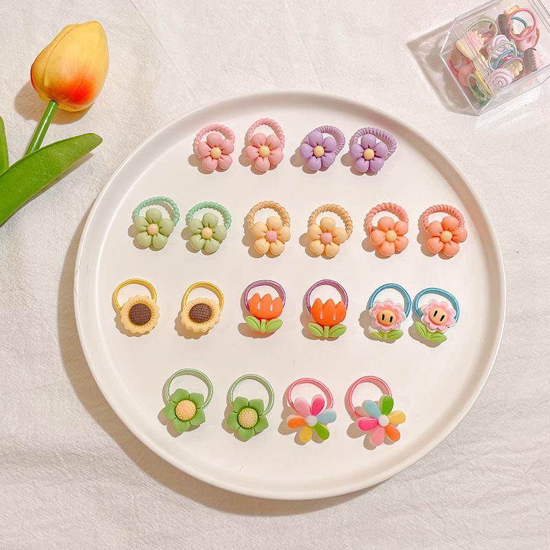 Accesorios para el pelo de los niños lindo pulgar banda bebé cabeza cuerda pequeña niña alta elástico no daño corbata goma tocado banda tocado