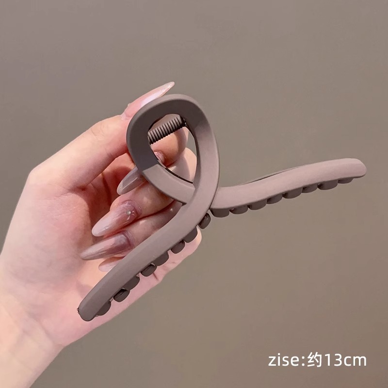 Otoño e invierno, cabello grande, agarre femenino, clips de tiburón de alta calidad, clips de cabello de piel de amor, pinzas de felpa cálidas, al por mayor