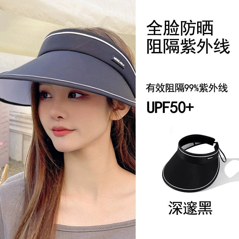 中空帽子女性の夏の日焼け止め麦わら帽子抗 UV 大きなつばサイクリングロールアップ収納サンハット UV サンハット|undefined