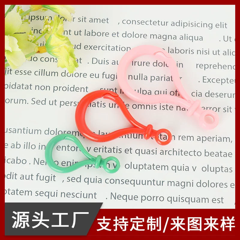 Большой запас ювелирных аксессуаров DIY Цвет лампочка Кнопка кукла брелок пластиковая альпинистская Пряжка багажная пряжка