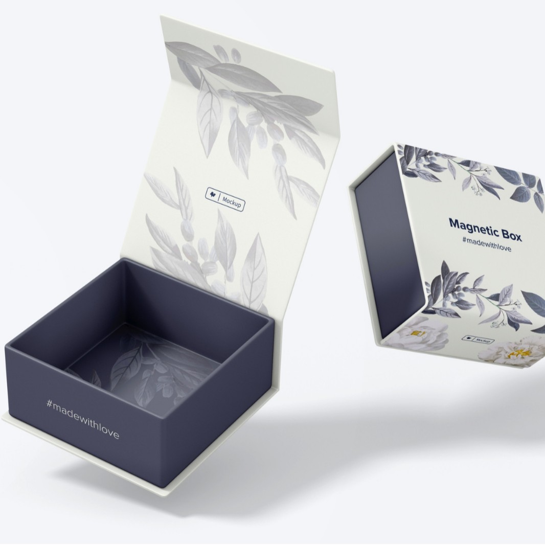 磁吸翻盖礼盒医美包装盒化妆品护肤品硬纸板套装包装礼盒礼物