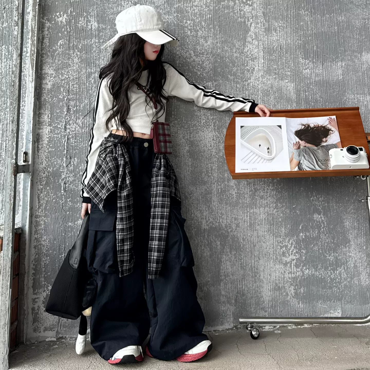 女童春秋款套装2025新款中大童女孩洋气时髦儿童卫衣工装裤秋装潮