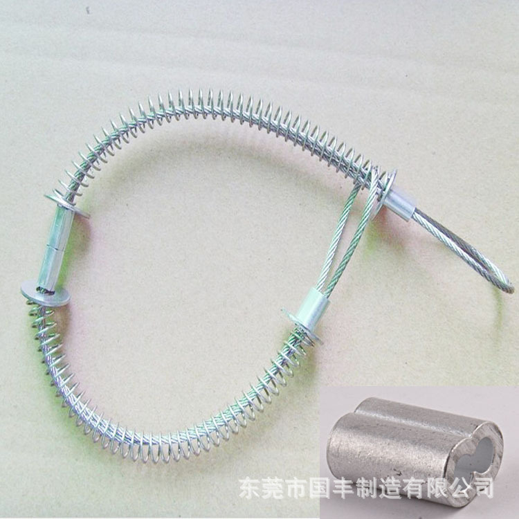 tubería de alta presión cuerda de seguridad de prevención de desprendimiento manguera de goma cuerda de alambre de acero explosivo cuerda de seguridad de manguera neumática