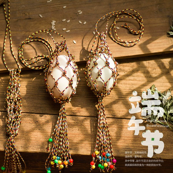 H3-2-1 colorful egg pocket with colorful thread