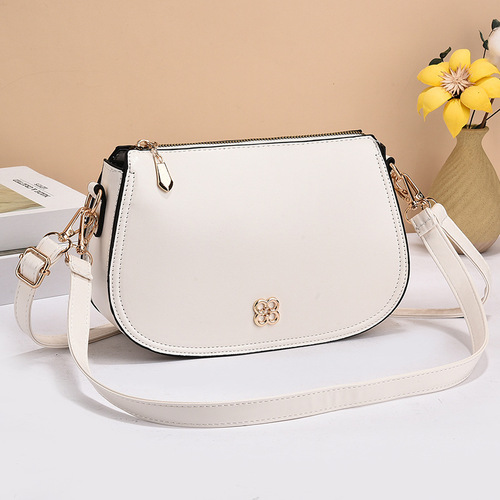 Ladies Handbags  New Fashion Simple Elegant Top Handle Crossbody Bag Korean Style Trendy Retro Underarm Bag Shoulder Bag