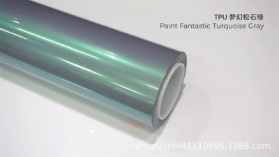 Color-Changing Film, Metallic Paint, Full, Car paint protective film - tpu-dream-turquoise-green-15215m