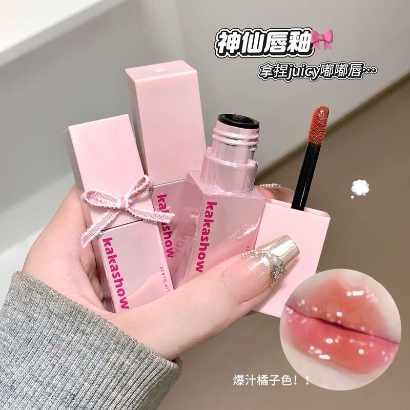 kakashow镜面唇釉水润细腻柔雾水光唇釉显白透亮嘟嘟唇纯欲风唇釉|undefined