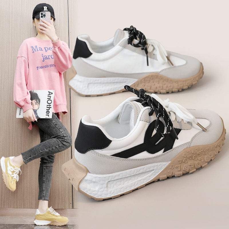 Rd4313 Nuove scarpe da college traspiranti, resistenti all'usura, con suola sottile, stile casual semplice, primavera e autunno 2025_voghion.com