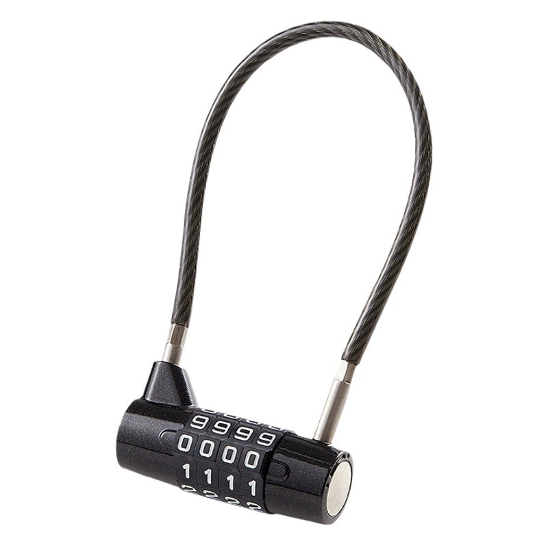 Блокировка паролем из стальной проволоки Многофункциональный замок для двора стол и стул косилка инструмент для двора дверь ручка холодильника дверной замок паролем