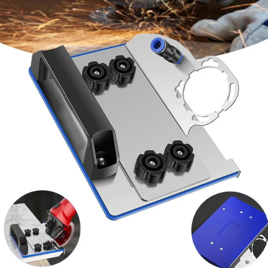 角磨机倒角架100型角磨机45度便携式倒角神器海棠角贴砖 专用工具