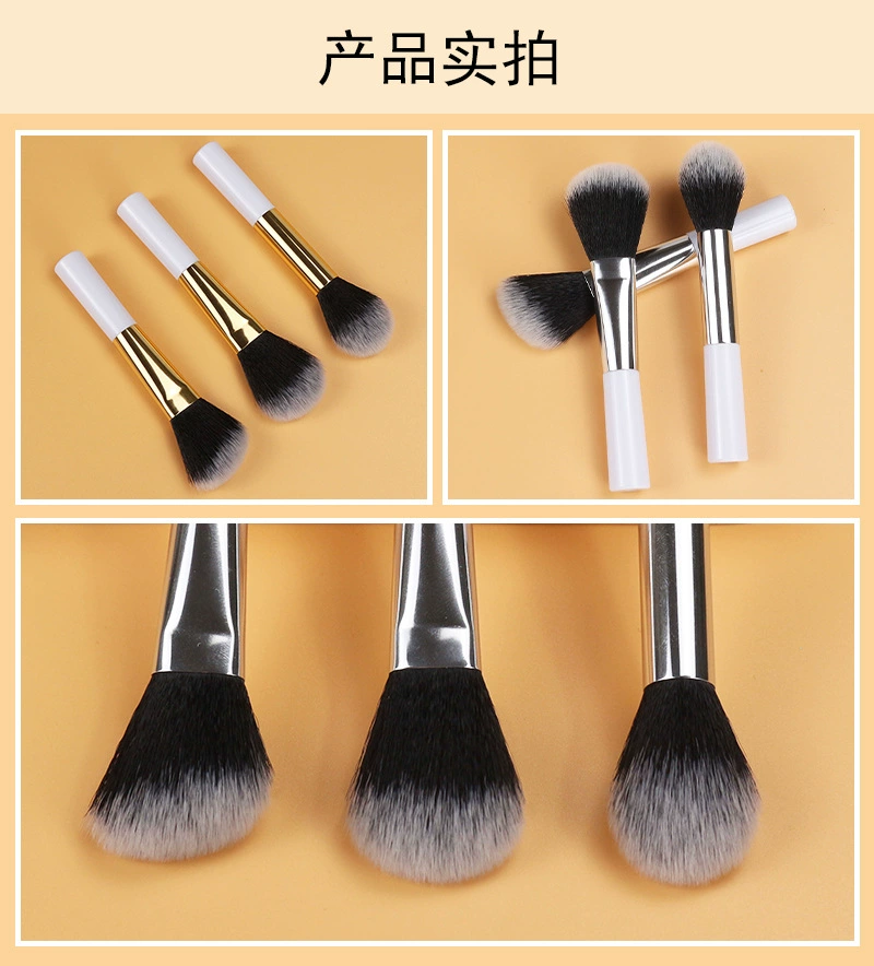 Soft brush, small handheld face blush for contouring