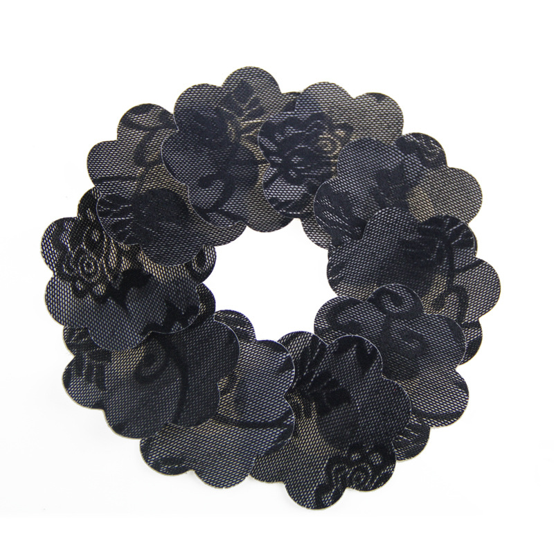 Lace black flower