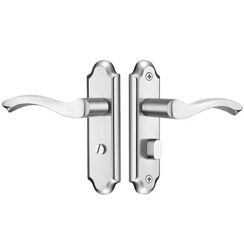 Bathroom lock core, latch, single-latch door, latch handle, room door lock, bathroom single-latch size specifications, door handle