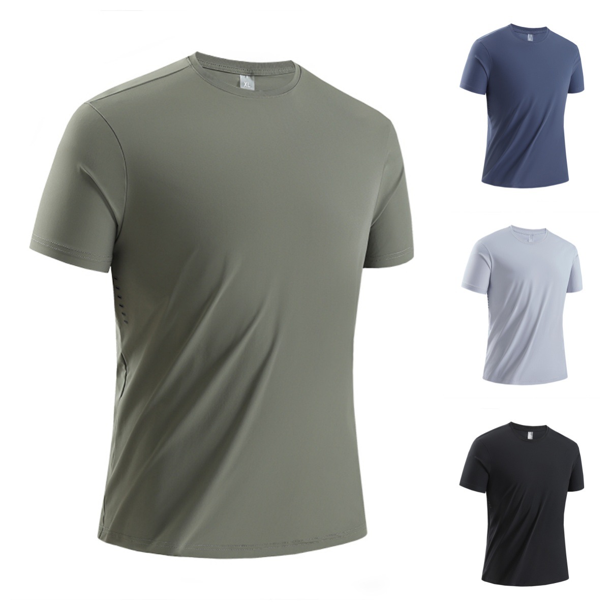 Bonebird Outdoor Sports T-Shirt Cool Ice Silk Breathable Sun Protection Versatile Base Layer Casual Cycling Mountaineering Couple Style