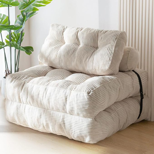 Amazon explosión esponja comprimida sofá cama plegable doble cama individual pequeña casa sofá perezoso sala de estar
