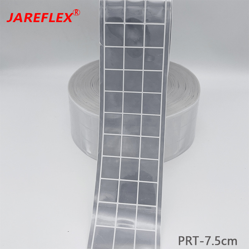 厂家直销 7.5CM 耐寒PVC反光晶格带/反光带/反光条/反光材料