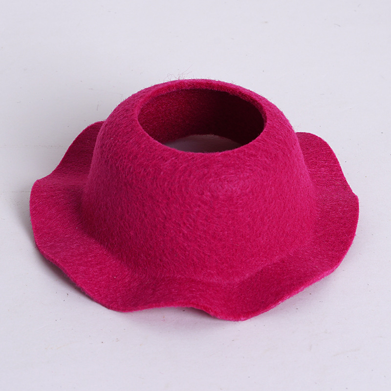 Labu nuevo sombrero de feltero abierto sombrero de cúpula sombrero accesorios de moda sombrero mini sombrero muñeca
