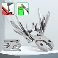 Folding travel universal screwdriver stainless steel