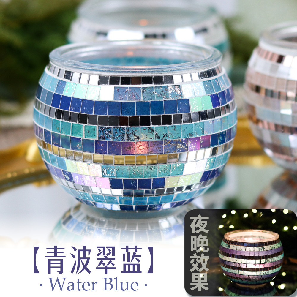 새로운 녹색 파도 청록색 블루