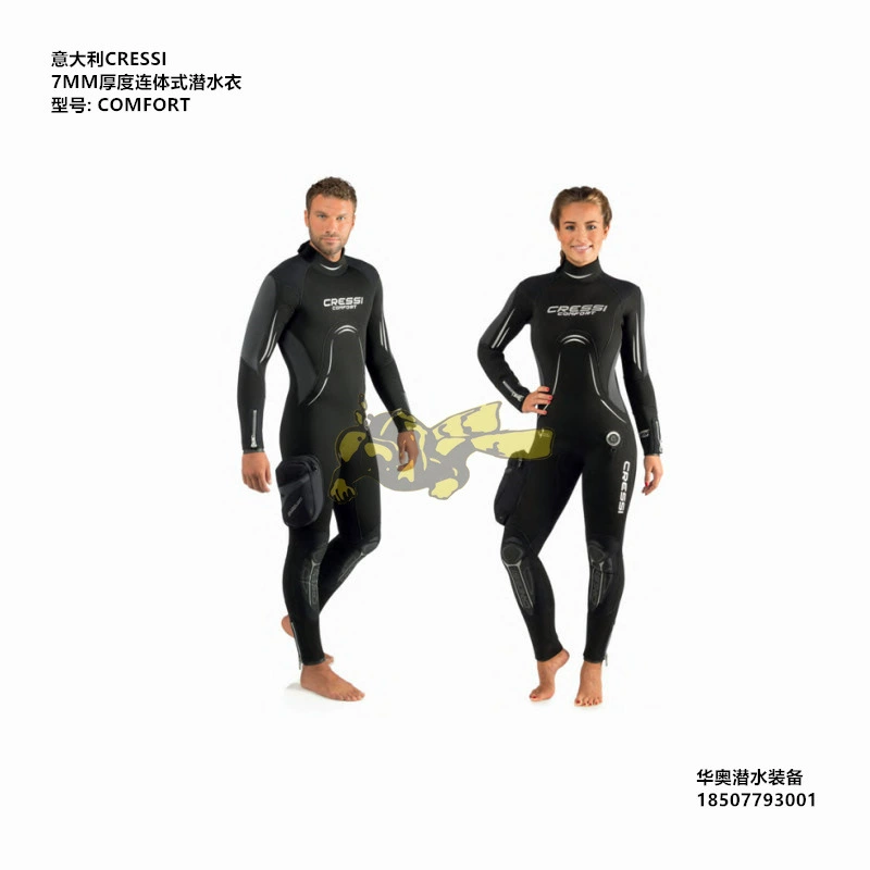 Оригинальный и подлинный итальянский костюм для дайвинга Cressi Comfort 5 мм толщина, сопряжённый дайвинг