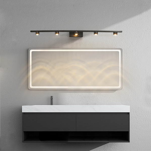 Front headlights for mirror for bathroom