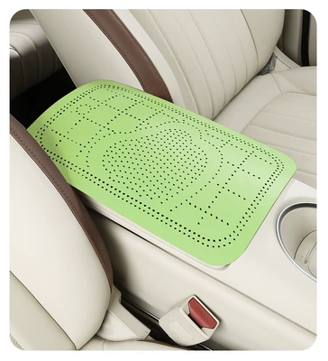 heightening pad, Armrest box pad - green