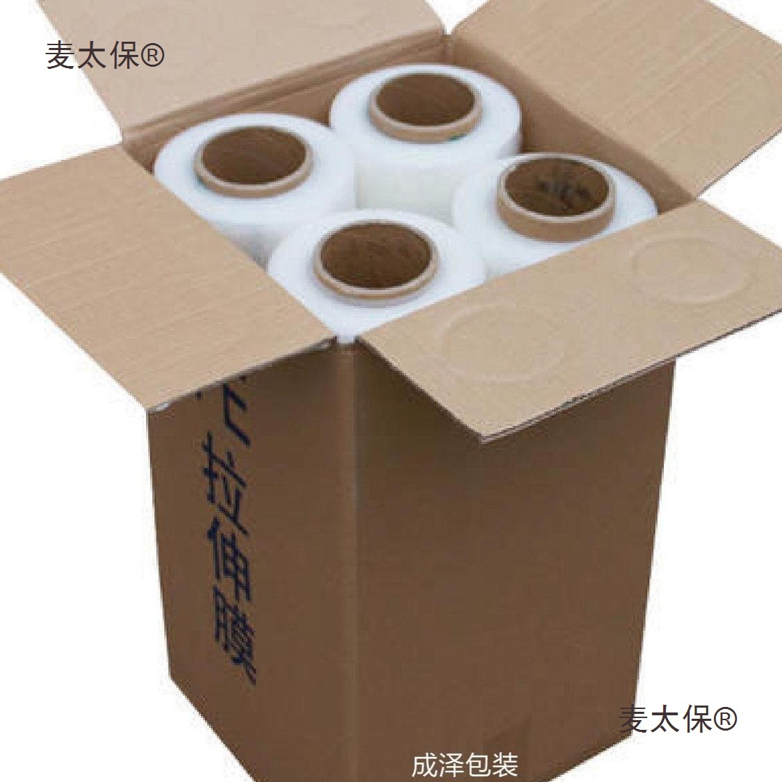 j8围膜大包装打保护PE拉伸膜塑料薄膜卷工业用品质拉伸膜缠麦太保