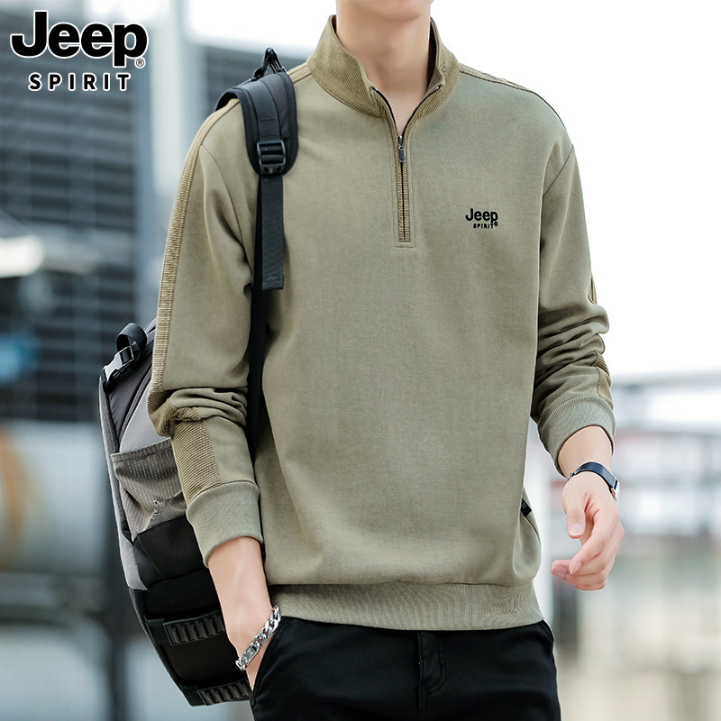 JEEPSPIRIT Autumn 24 new men's sweatshirt fashion trend top…