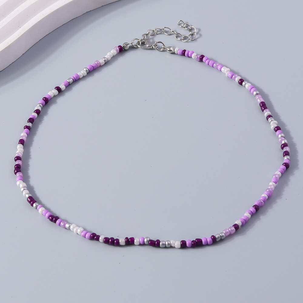 10g Weight Necklace Classification Resin Chain Material Beaded Chain Chain Type 1 Piece Quantity Holiday, Daily Occasion Plastic, Resin Material Round Pattern Spring&Summer Season Women's Gender Sweet Style Sweet Round Plastic Resin Beaded Chain Beaded Necklaces Wholesale 16