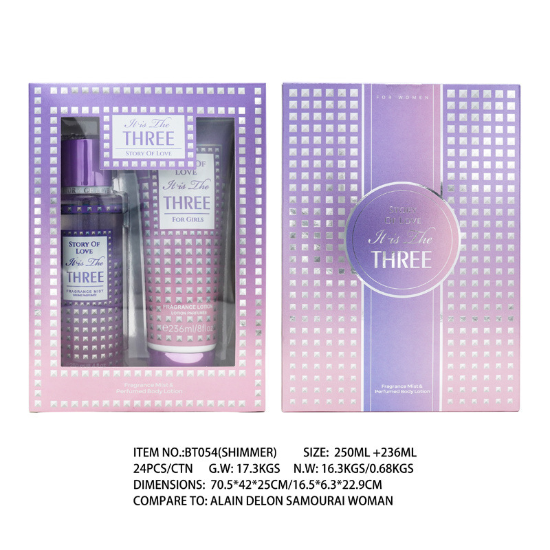 跨境全英文身体喷雾乳液套装香水东南亚香氛礼盒perfume set批发|undefined