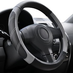 スポーツスタイル 15inch ステアリングホイールカバートランスボーダーホットセール滑り止め通気性車/トラック/SUV ユニバーサルモデル