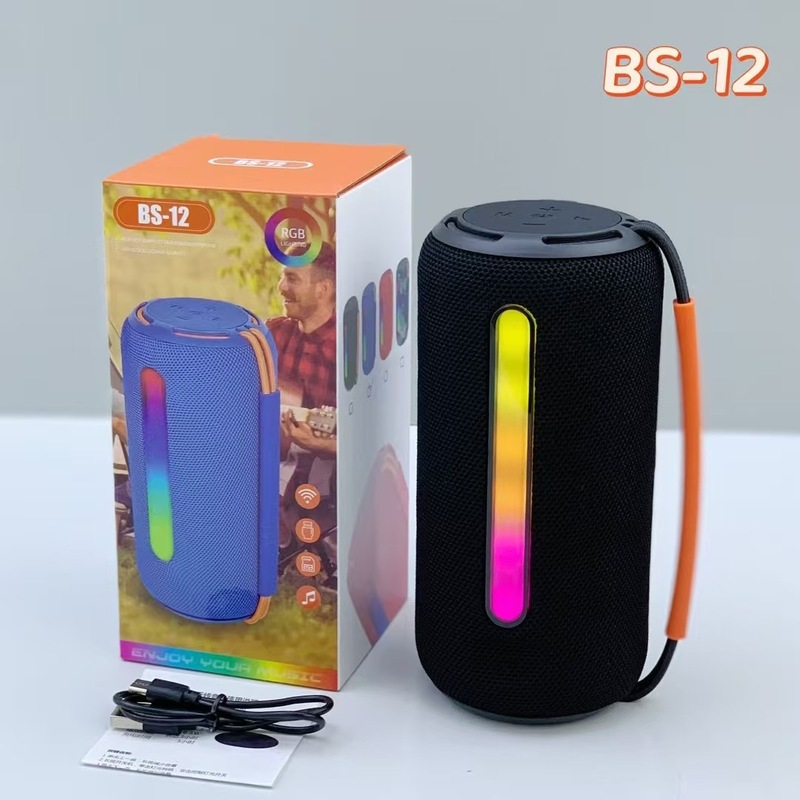 BS12跨境新款无线蓝牙音箱户外手提双喇叭低音炮音箱桌面蓝牙音响|undefined