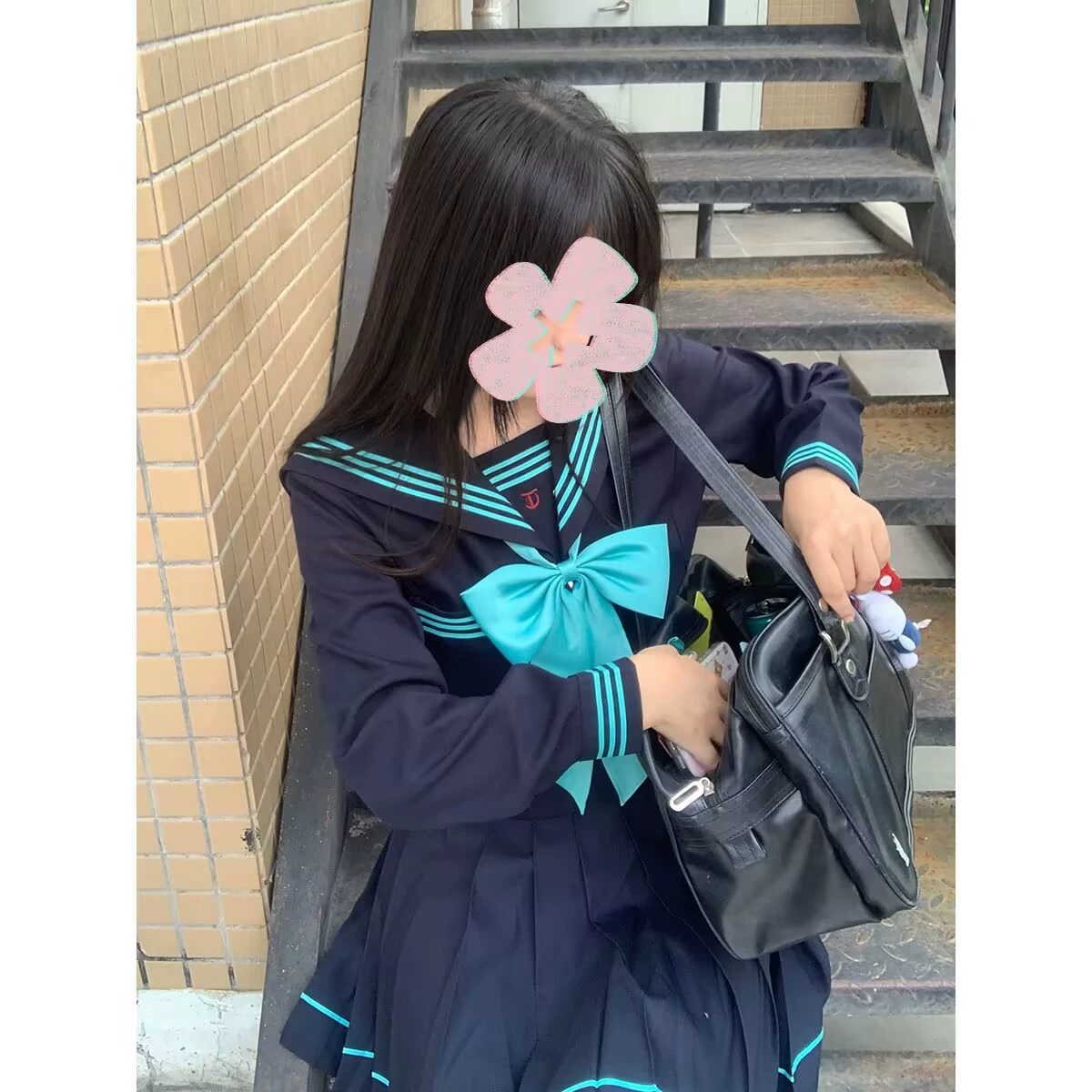 Green Yu Hachyo Green Manta JK матрасник оригинальный подлинный униформа школьный костюм юбка для старшеклассников