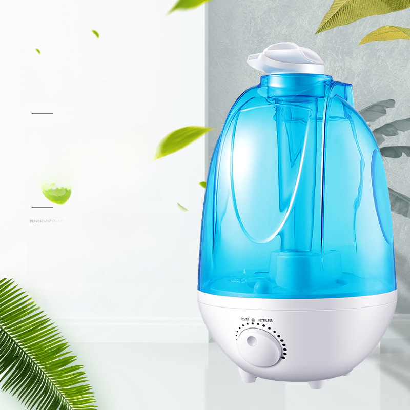 厂家4L双喷家用带LED灯空气加湿器迷你香薰精油实用超声波雾化器