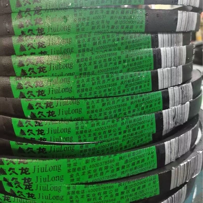 Factory Direct Supply Jiulong Triangle Belt B Type 3020 to B8000 Industrial Machine Wear-Resistant Rubber Triangle Transmission Belt