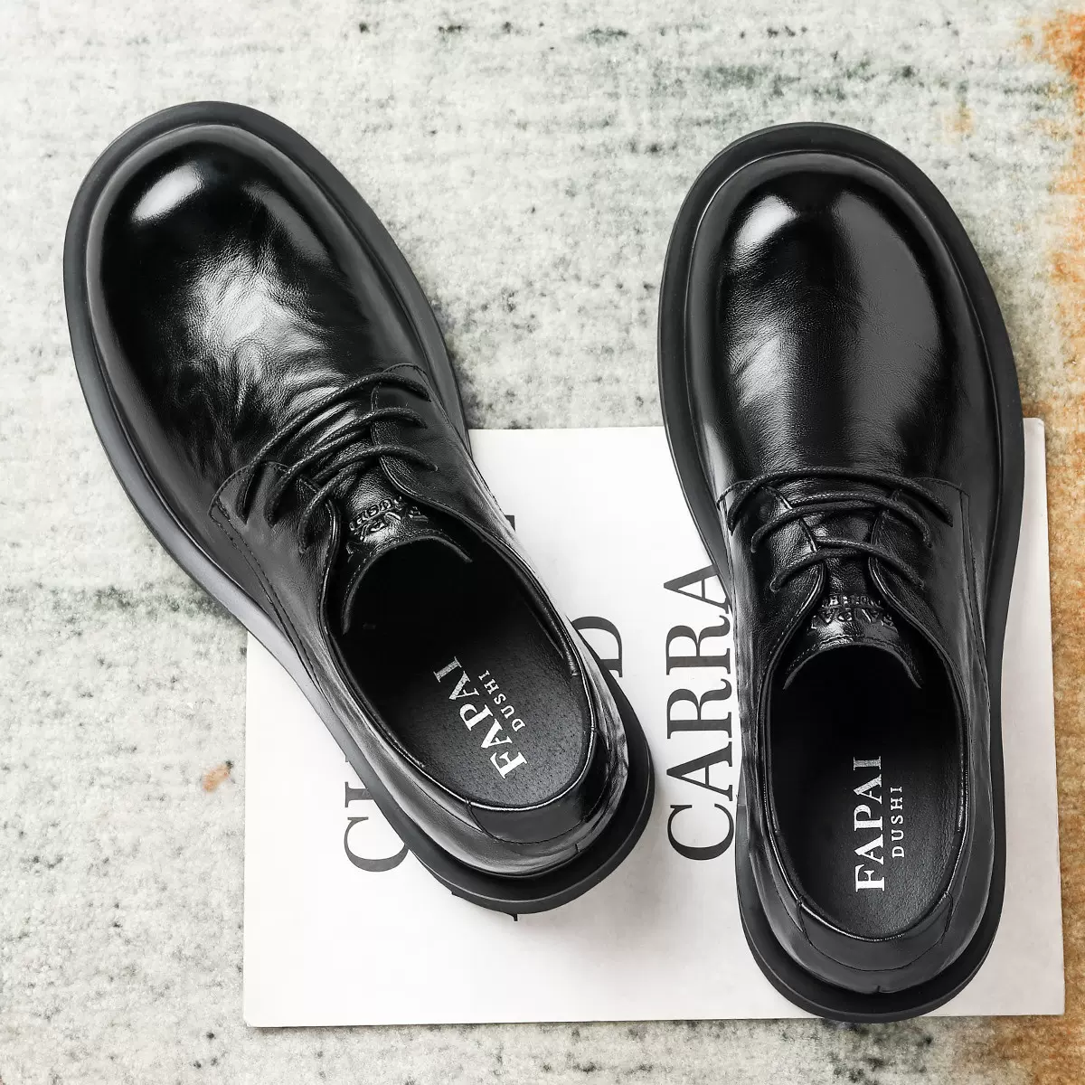 2025皮鞋男士真皮高级感男鞋头层牛皮英伦风结婚皮鞋大头潮流百搭