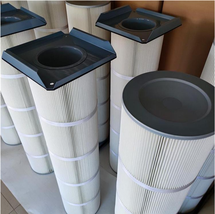 智环供应方盘法兰除尘滤芯 清洗覆膜防静电 工业除尘滤筒