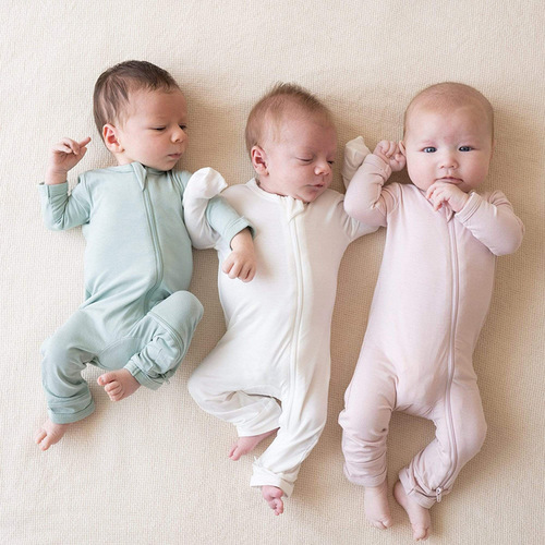 Foreign trade baby clothing wholesale baby clothes bamboo fiber baby clothes newborn baby onesie