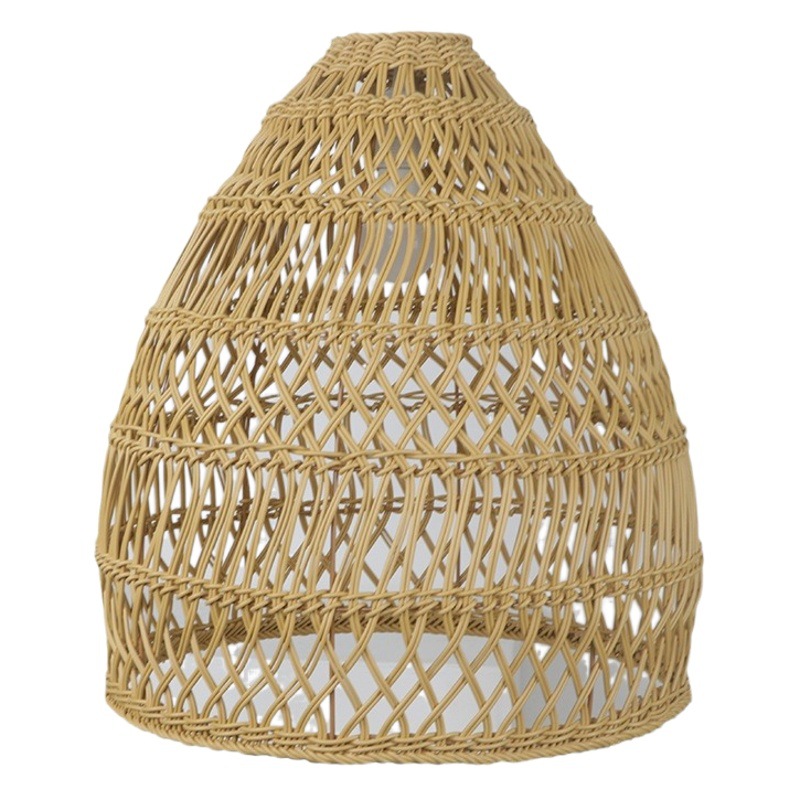 Ovejas de madera nórdico Zen cama y desayuno sala de té araña comedor ratán dormitorio estudio retro estilo silencioso lámpara de ratán hecha a mano