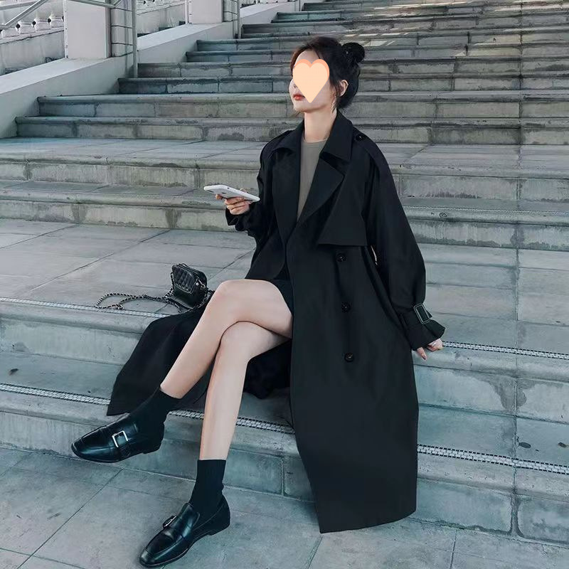 感风衣外套女中长款2025春秋新款韩系宽松小个子气质流行大衣|undefined