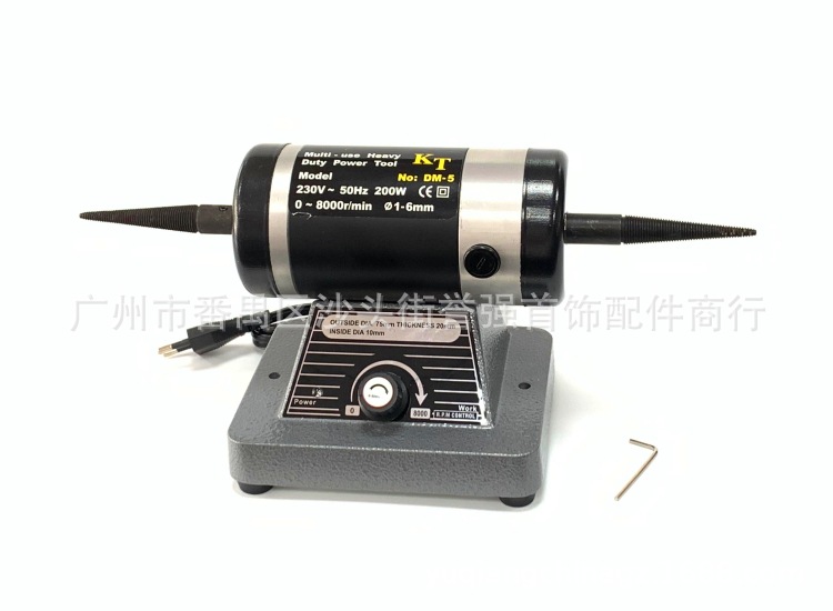 小型双头尖打磨机 台式抛光机 双头布轮机 可调速玉石金属抛光机