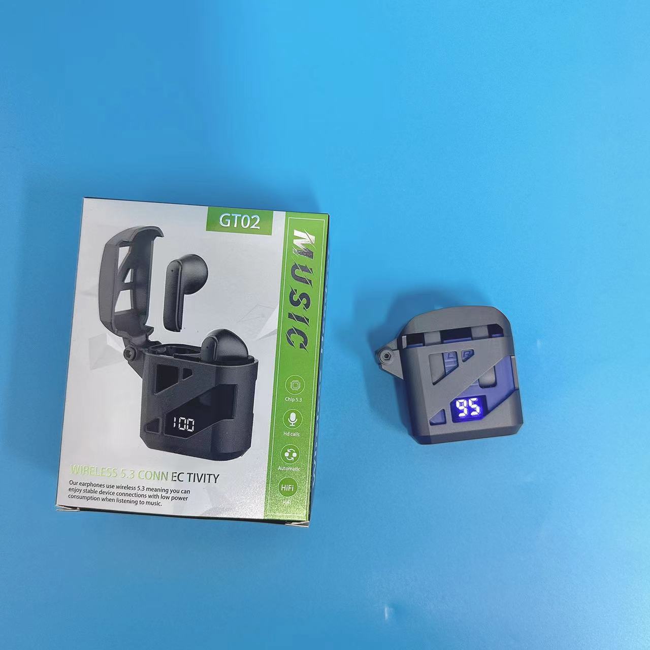 Modelo privado explosivo transfronterizo YD03 M90 F9-5C M25 E7S Pantalla digital táctil TWS 5.4 Auriculares Bluetooth F9