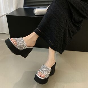 �¸��߸�Ь10CM��ˮ̨�ɸ���͸����Ƭ�~���ЬС����������ЬŮ