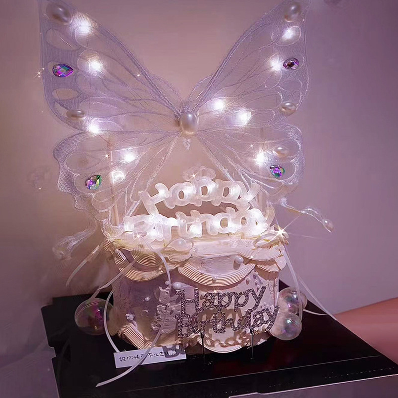 Cake wings decorative ornaments ins
