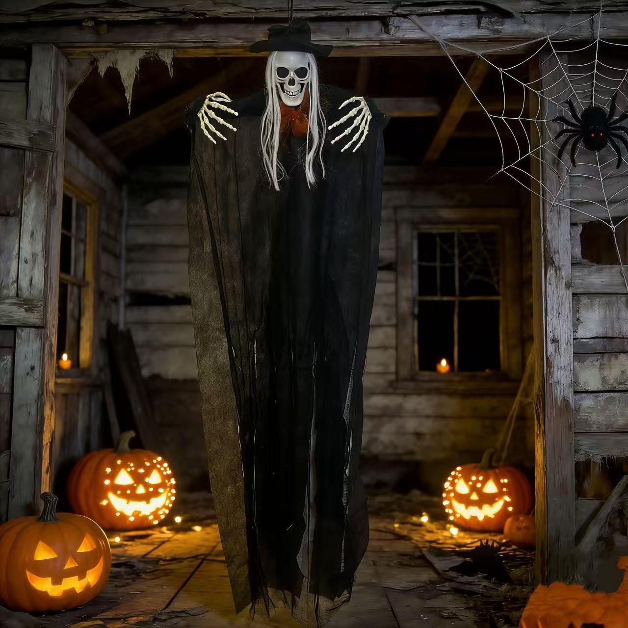 Halloween Horror bruja fantasma colgante fantasma esqueleto fantasma escenas de decoración de la casa embrujada accesorios transfronterizos