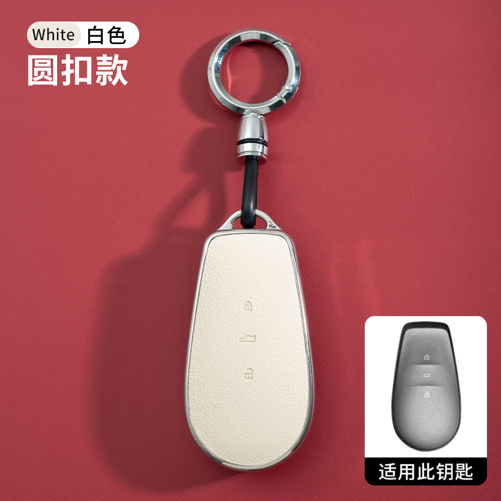 화이트 라운드 버클